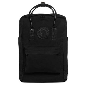 fjallraven - kanken no. 2 laptop 15" backpack for everyday, black edition