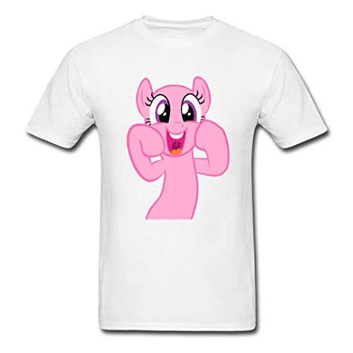 My Little Pony Base Pinkie Pie KingDeng Lowest Price White Men T-Shirt XX-Large