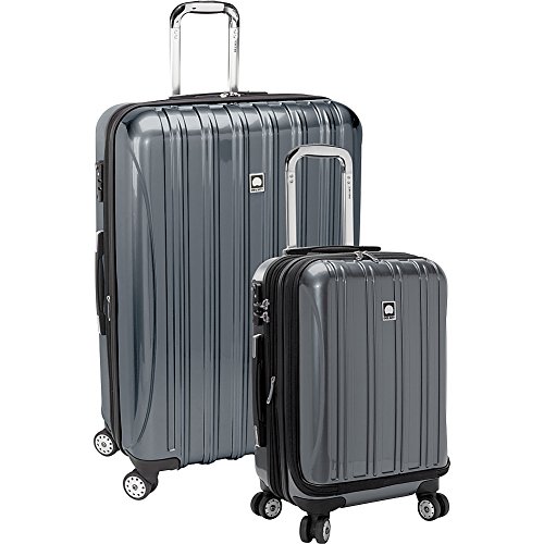 DELSEY Paris Helium Aero Hardside Expandable Luggage with Spinner Wheels, Titanium, 2-Piece Set (19/29)