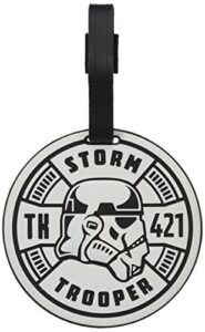 american tourister star wars luggage tag, storm trooper, one size