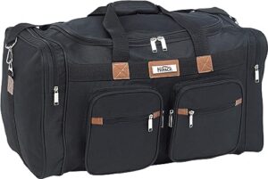 18"/22"/25"/28" polyester duffle bag (18-inch, black)