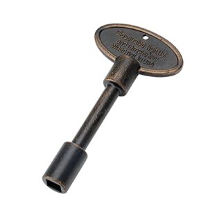 stanbroil universal 3-inch gas valve key fits 1/4" and 5/16" turn ball valve for gas fire pits and fireplaces, antique copper