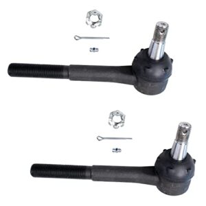 detroit axle - front outer tie rod ends driver and passenger side replacement for chevy gmc c10 pickup suburban c20 c30 g10 g10 van g20 g30 k5 blazer p10-2pc set