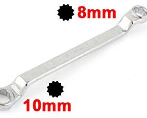 uxcell a15010500ux0875 Replacemnt 8mm 10mm Double Side Offset Combination Box End Wrench