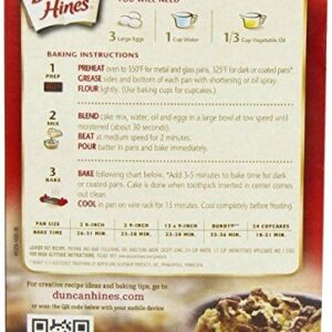 Duncan Hines Classic White Moist Cake Mix 15.25oz (Pack of 2)