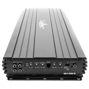 Skar Audio SKv2-4500.1D Monoblock Class D MOSFET Competition Grade Subwoofer Amplifier, 7400W Max Power