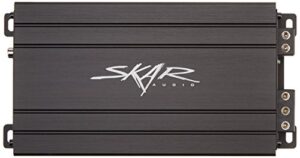 skar audio sk-m5001d compact monoblock class d mosfet car amplifier, 500w