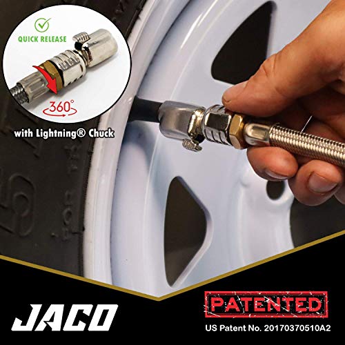 JACO FlowPro Digital Tire Inflator with Pressure Gauge - 200 PSI