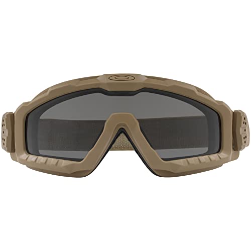 Oakley Men's Ballistic Halo Goggles Polarized Oval Eyewear, Terrain Tan, One Size