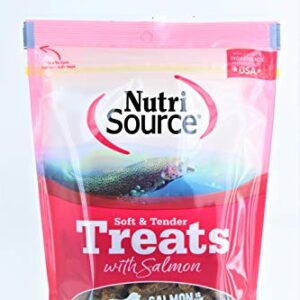 (3 Pack) Nutri Source Soft/Tender Dog Treat Flavor: Salmon 6-Ounces