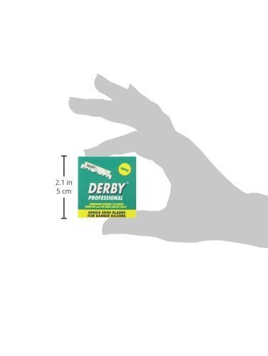 Derby Professional Single Edge Razor Blades, Box of 100 Pcs by Mac-801