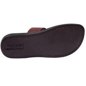 Holy Land Market Unisex Adults/Children Genuine Leather Biblical Sandals/Flip Flops/Slides/Slippers (Jesus) Suede IV