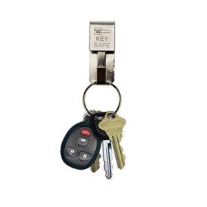 Lucky Line Key Safe Slip-On, 2” Wide Belt Key Ring - Heavy Duty Belt Key Clip, Key Chain, 30 per Bag