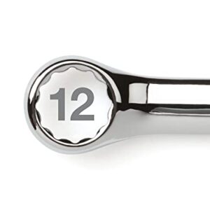 TEKTON 1/2 Inch Stubby Combination Wrench | 18047