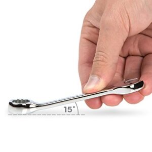 TEKTON 1/2 Inch Stubby Combination Wrench | 18047