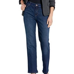 Bandolino Women's Mandie Signature Fit 5 Pocket Jean, Greenwich,12 Short