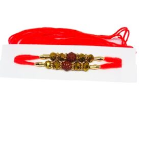 IndiaBigShop Set Of Two Rakhi, Stone & Moti, Thread. Rakhi, Raksha Bandhan Gift For Your Brother, Rakhi In Pair, Rakhi Designer, Vary Color