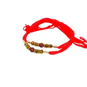 IndiaBigShop Set Of Two Rakhi, Stone & Moti, Thread. Rakhi, Raksha Bandhan Gift For Your Brother, Rakhi In Pair, Rakhi Designer, Vary Color