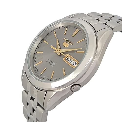 SEIKO 5 Automatic Mens Watch Grey × Gold SNKL19J1