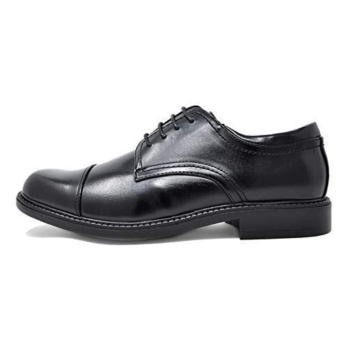 Bruno Marc Men's Downing-01 Black Leather Lined Dress Oxford Shoes Classic Lace Up Formal Size 10.5 M US