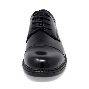 Bruno Marc Men's Downing-01 Black Leather Lined Dress Oxford Shoes Classic Lace Up Formal Size 10.5 M US