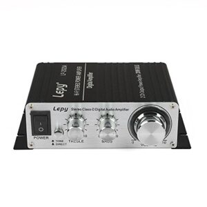 lepy lp-2020a class-d hi-fi digital amplifier with power supply black
