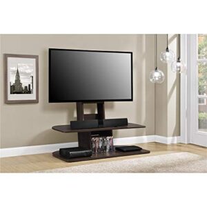 Ameriwood Home Galaxy TV Stand with Mount for TVs up to 65" Wide, Espresso