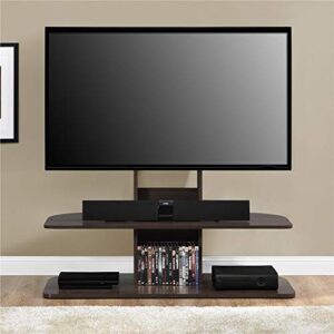 Ameriwood Home Galaxy TV Stand with Mount for TVs up to 65" Wide, Espresso