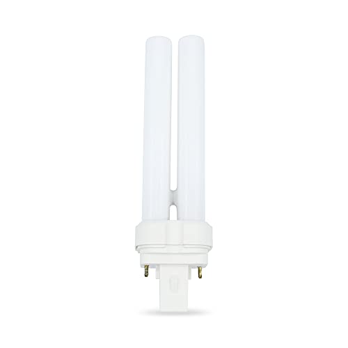 Technical Precision Replacement for PL-C 15mm/28w/27 Light Bulb 28W Compact Fluorescent Lamp with GX3D-3 2 Pin Base - 2700K Warm White Energy Saving Plug in Light Bulb - 1 Pack