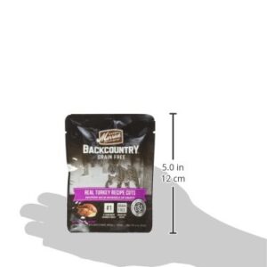 Merrick Backcountry Grain Free Wet Cat Food Real Turkey Recipe Cuts in Gravy - (24) 3 oz. Pouches