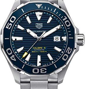 Tag Heuer Men's WAY201B.BA0927 Aquaracer Calibre 5 Automatic 300m Ceramic Bezel Watch