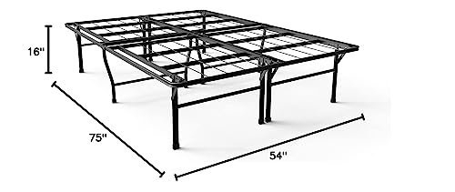 ZINUS SmartBase Heavy Duty Mattress Foundation / 16 Inch Metal Platform Bed Frame / No Box Spring Needed / Sturdy Steel Frame / Underbed Storage, Full