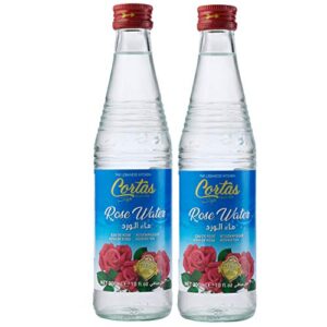 cortas premium rose water 10 oz - pack 2