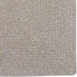Candor Green 4' 0" X 6' 0" Concentric Rectangle Braided Rug