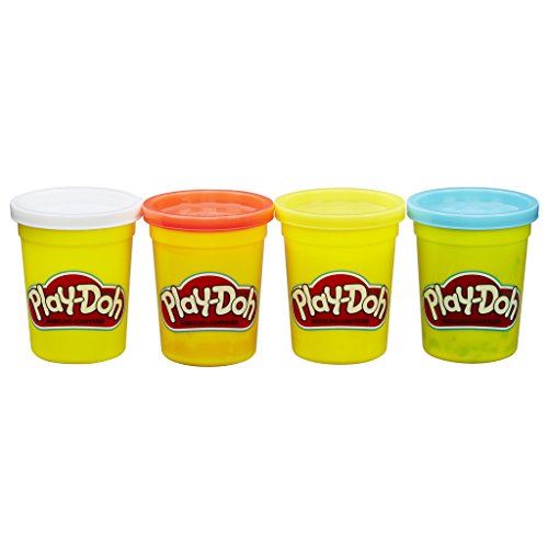 Play-Doh 4 Pack of 4 oz Cans, Classic Colours