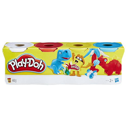 Play-Doh 4 Pack of 4 oz Cans, Classic Colours