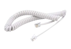 cisco spare telephone handset cord for cisco ip phone 7800, 8800, and dx600 series, white, 1-year limited hardware warranty (cp-dx-w-cord=)