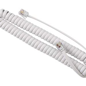 Cisco Spare Telephone Handset Cord for Cisco IP Phone 7800, 8800, and DX600 Series, White, 1-Year Limited Hardware Warranty (CP-DX-W-Cord=)