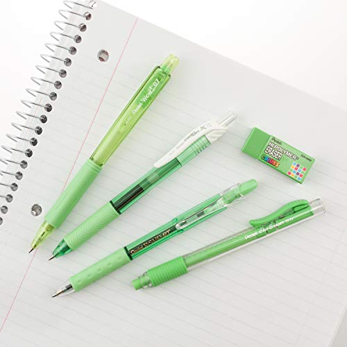 Pentel Color Shades Writing Pack - Pastel Light Green (BLBKALZBPK), Lime Green