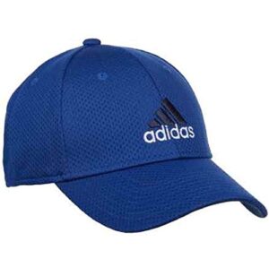 adidas men's zags 2.0 structured mid crown a-flex stretch fit hat, collegiate royal blue, large-x-large