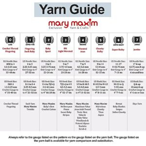 Mary Maxim Starlette Sparkle Yarn - 4 Medium Worsted Weight Yarn, 98% Acrylic, 2% Polyester Yarn for Knitting and Crocheting - 4 Ply Soft Yarn for Blankets, Clothing, Decor - 196 Yards - Emerald