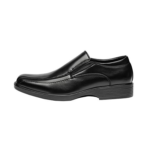 Bruno Marc Mens Leather Lined Dress Loafers Shoes, 5-Black - 9.5 (Cambridge-05)