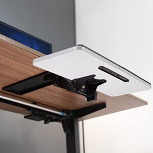 VIVO Adjustable Computer Keyboard and Mouse Platform Tray, Ergonomic Under Table Desk Mount Drawer, MOUNT-KB01