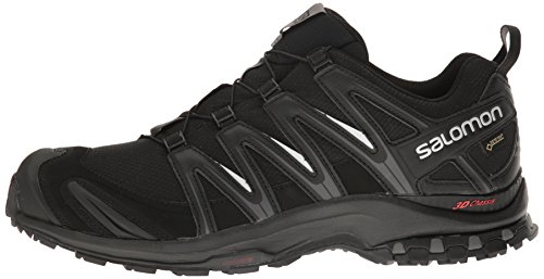 Salomon Men's XA PRO 3D Gore-TEX Trail Running Shoes, Black/Black/Magnet, 9.5