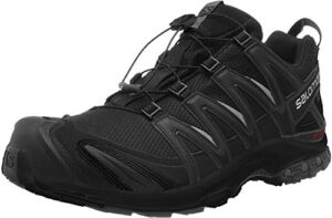 salomon men's xa pro 3d gore-tex trail running shoes, black/black/magnet, 9.5