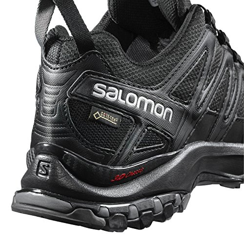 Salomon Men's XA PRO 3D Gore-TEX Trail Running Shoes, Black/Black/Magnet, 9.5
