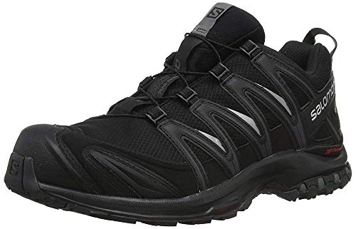 Salomon Men's XA PRO 3D Gore-TEX Trail Running Shoes, Black/Black/Magnet, 10.5