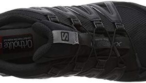 Salomon Men's XA PRO 3D Gore-TEX Trail Running Shoes, Black/Black/Magnet, 10.5