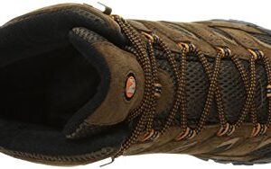 Merrell Men's Moab 2 Mid Waterproof Hiking Boot, Earth, 10.5 Wide 2E US