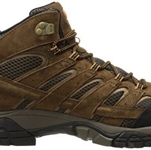 Merrell Men's Moab 2 Mid Waterproof Hiking Boot, Earth, 13 2E US